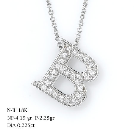 Letters necklace