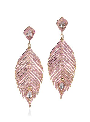 Feather Firebird earrings